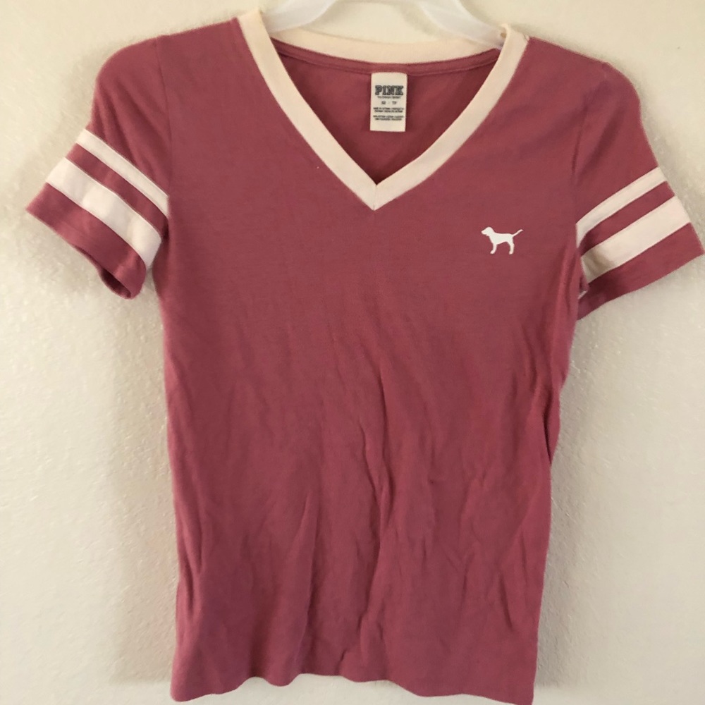 Y2K PINK VS short sleeved tee